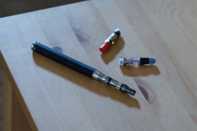 photo of cannabis vape and cartridges on Careers in Cannabis