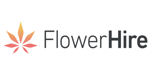 FlowerHire logo on Careers in Cannabis